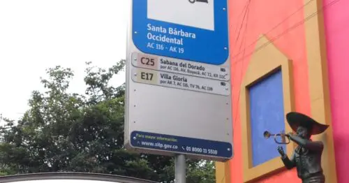 PARADERO SITP BARRIO SANTA BARBARA OCCIDENTAL  258A01